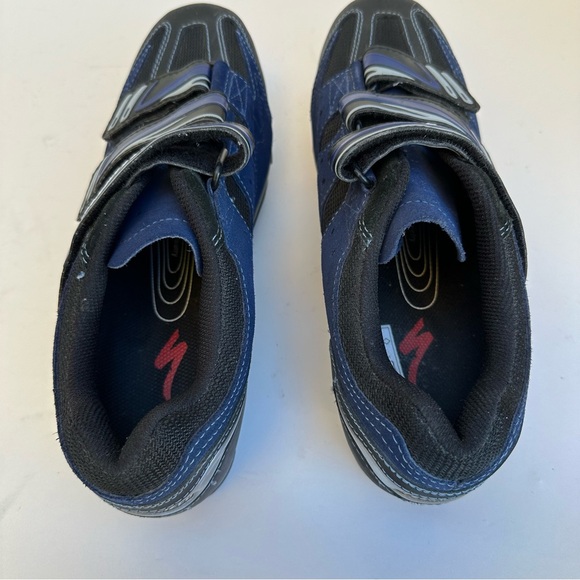 Specialized Mountain Bike Cycling Shoes Mens 45 US 11 Blue Black Suede - Picture 6 of 8